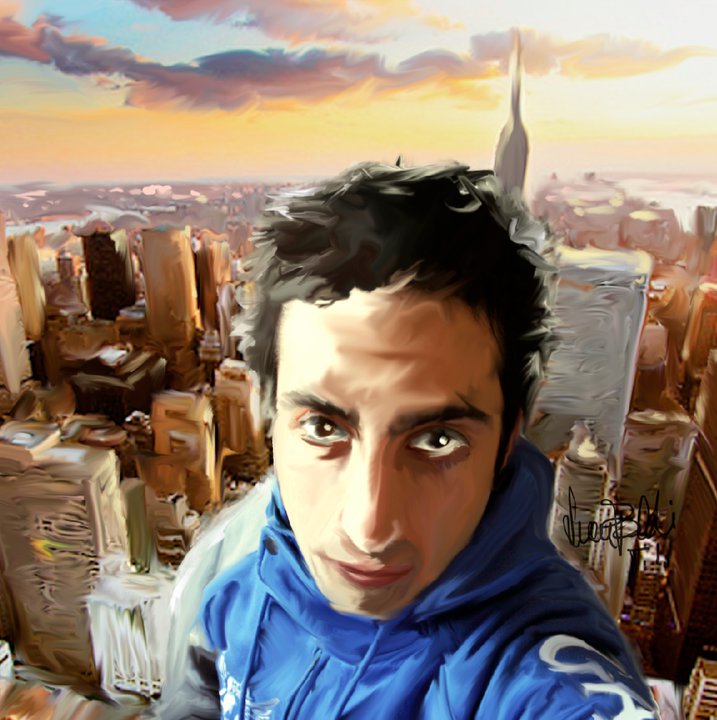Luca Baldi, autoritratto